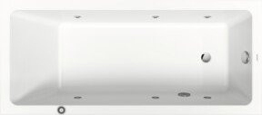 Duravit Whirlwanne No. 1 in Weiß, Rechteckig, Einbauversion, B: 170 cm, T: 75 cm, Volumen: 145 l - Bild 1