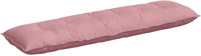 vidaXL Rückenkissen aus Cordstoff in Rosa, B: 180 cm, H: 50 cm - Bild 1