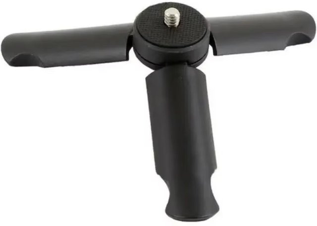 Desiontal Mini-Stativ für DJI Osmo Pocket 3 und 4 in Schwarz mit 1/4-Zoll-Schraube, kompatibel mit GoPro und Telefonclip inklusive Erweiterungsadapter - Bild 1