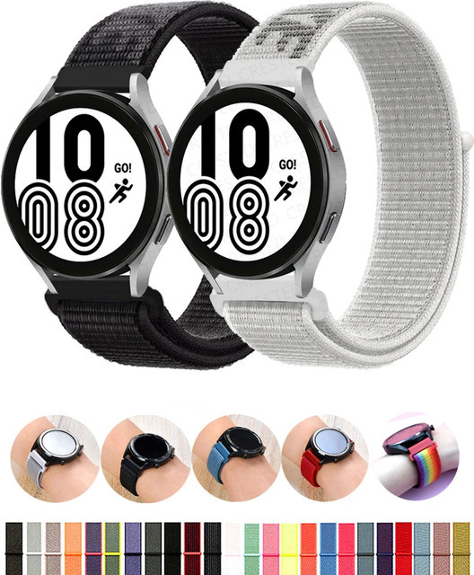 Uhrenarmband Nylon, Schwarz, Unisex - Bild 1