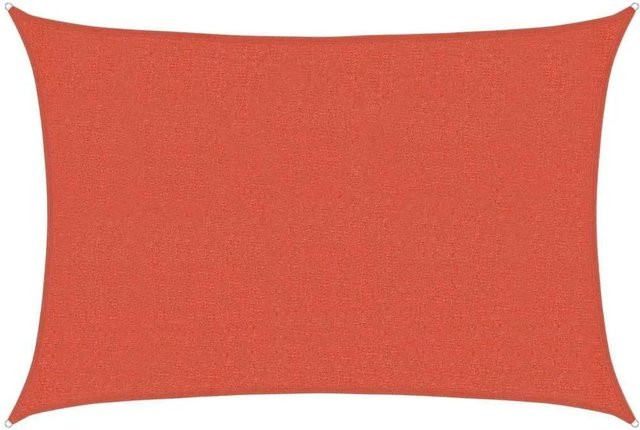 vidaXL Sonnensegel aus HDPE in Terracotta-Rot, Rechteckig, B/T: 400 x 250 cm - Bild 1