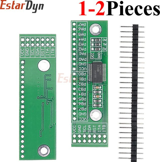 Estardyn MCP23017 16-Bit I2C GPIO Erweiterungsmodul in Grün für ESP32 - Bild 1
