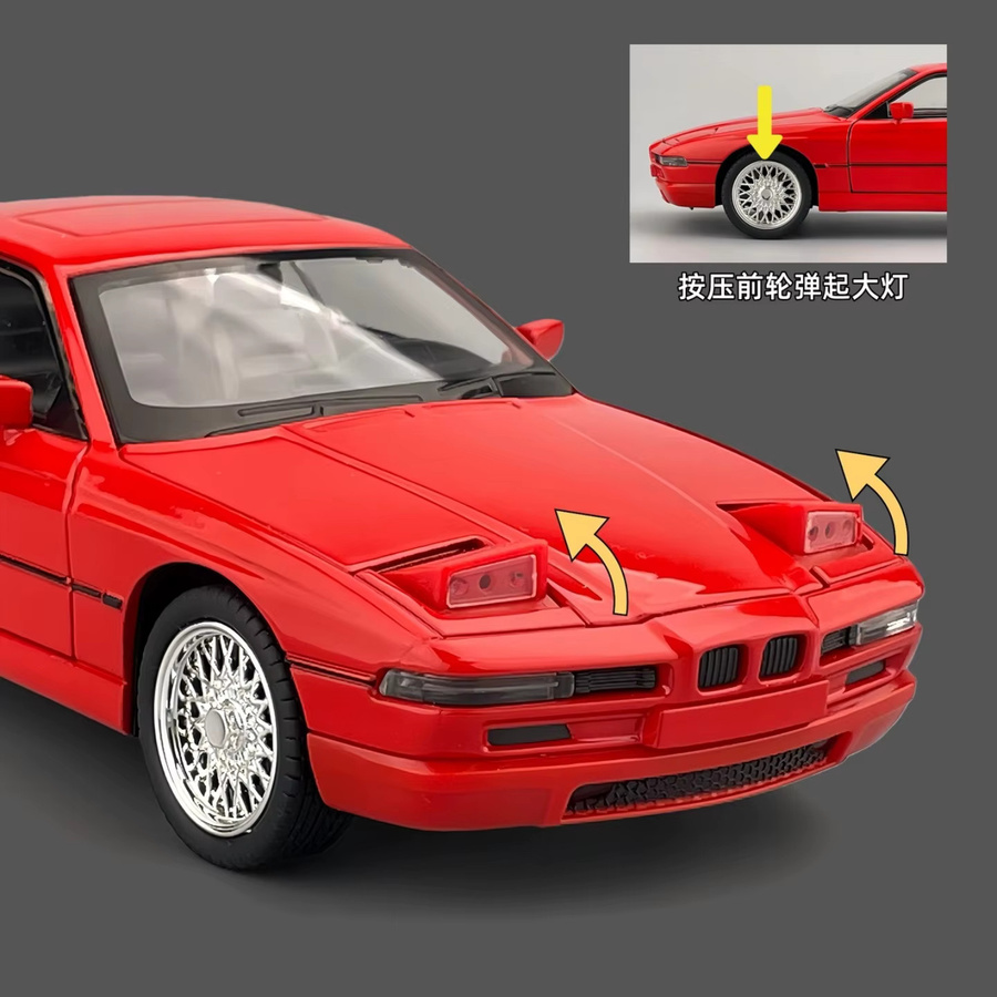 MAKEDA Sportwagen Modell, 1:24, Metall, mit Licht und Sound - Bild 2