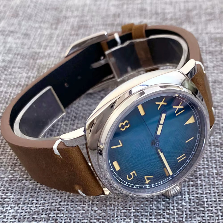 Tandorio Armbanduhr Automatik, Edelstahl, Blau, 42 mm, Herren - Bild 3