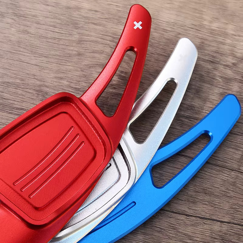 AULIGUS Aluminium Shift Paddle Shifter Verlängerung in Rot für Audi A3 S3 A5 S5 A4 S4 B9 Q7 TT TTS SQ5L - Bild 6