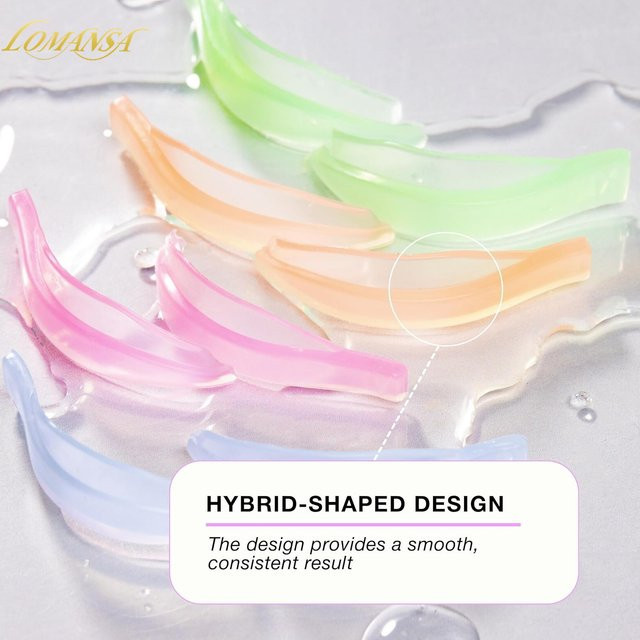 Lomansa Silikon Wimperndauerwelle Lash Lift Pads, 4 Paar - Bild 1