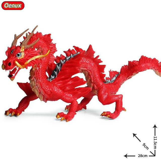 Oenux Drachen Dinosaurier Actionfiguren Tiere Modell PVC ab 3-6 Jahren - Bild 1