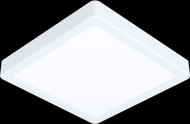 Eglo LED Aufbauleuchte Fueva eckig in Weiß mit Cool White Licht - Bild 1