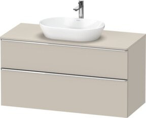 Duravit Waschtischunterschrank D-Neo Wandhängend in Beige Matt, B/T/H: 120 x 55 x 66,4 cm - Bild 1