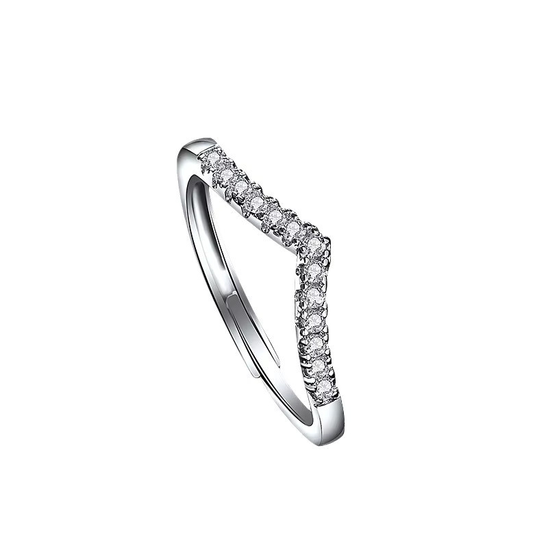 SAY Ring 925 Silber, Zirkonia, Damen - Bild 3