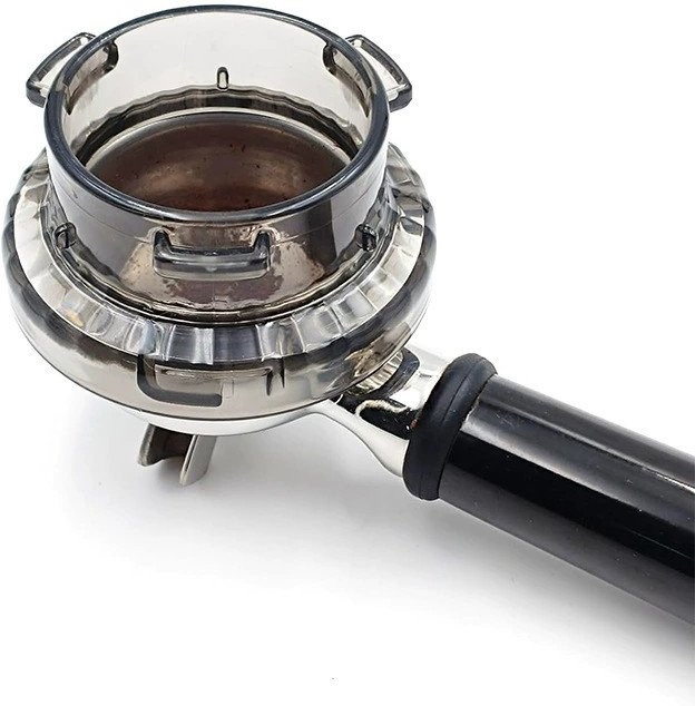 Dalinwell Dosiertrichter für Siebträger, 54mm, transparent, kompatibel mit Breville 8-Serie Barista und Bambino Espressomaschinen - Bild 1