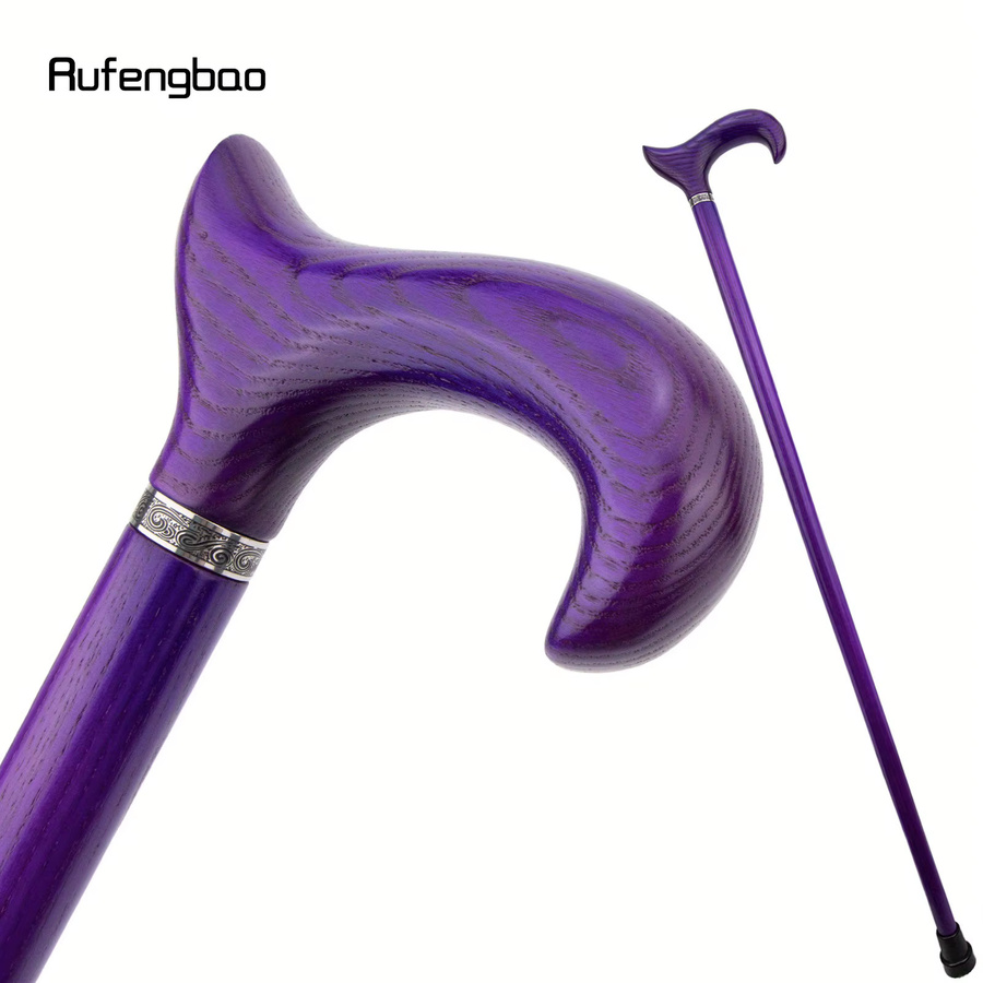 Rufengbao Spazierstock, Fantasy, Holz, Lila, 95 cm - Bild 3