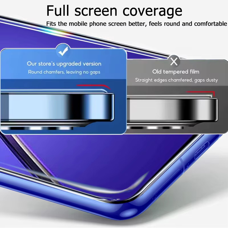 3er-Set gehärtetes Schutzglas für Realme Neo 7, transparent, Full Coverage mit Fingerabdruck-Entsperrung - Bild 2