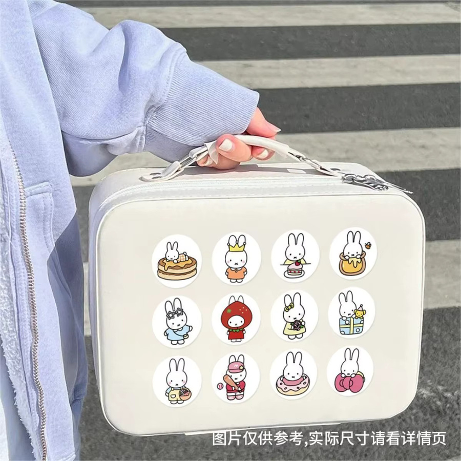 500 Stück Miffy Kawaii Kaninchen Aufkleber Set, bunte Cartoon Siegelaufkleber für Planer und Dekoration - Bild 2
