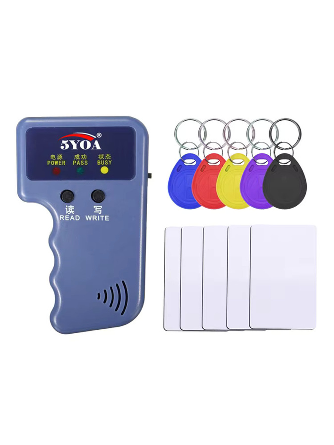 5YOA Handheld RFID ID Karten Kopierer und Duplizierer in Blau für 125 KHz EM4100 5200 T5577 Keyfobs und Access Control - Bild 4