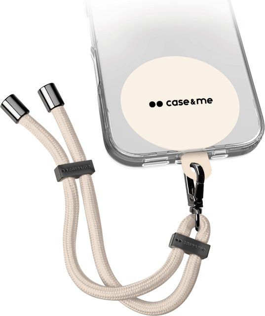 SBS Verstellbare Universal-Handyschlaufe mit Klebepad in Beige - Bild 1
