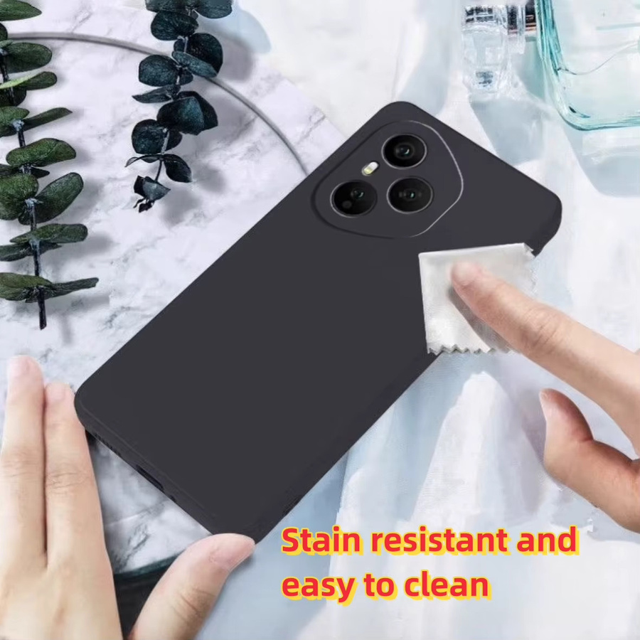 Stoßfeste Flüssigsilikon-Handyhülle für Honor 400 Pro, Honor 400 Lite und Honor 400 in Schwarz und Lila - Bild 5