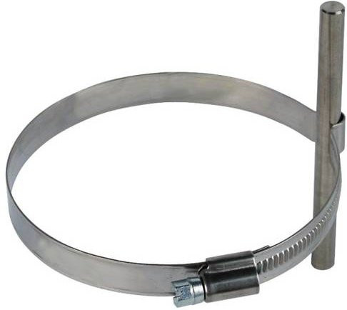 DEHN Leitungshalter LH 8 SB100.120 SCG V2A Überspannungsschutz-Befestigungselement aus Edelstahl in Silber für Rd 8mm - Bild 1