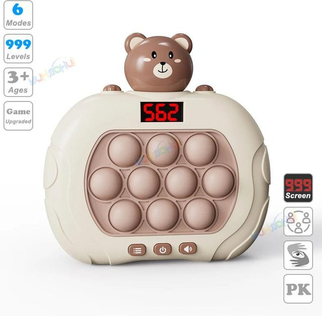 Binchi Elektronisches Pop-Licht, Schnelles Drückspiel, Interaktive Spielmaschine - Bild 1