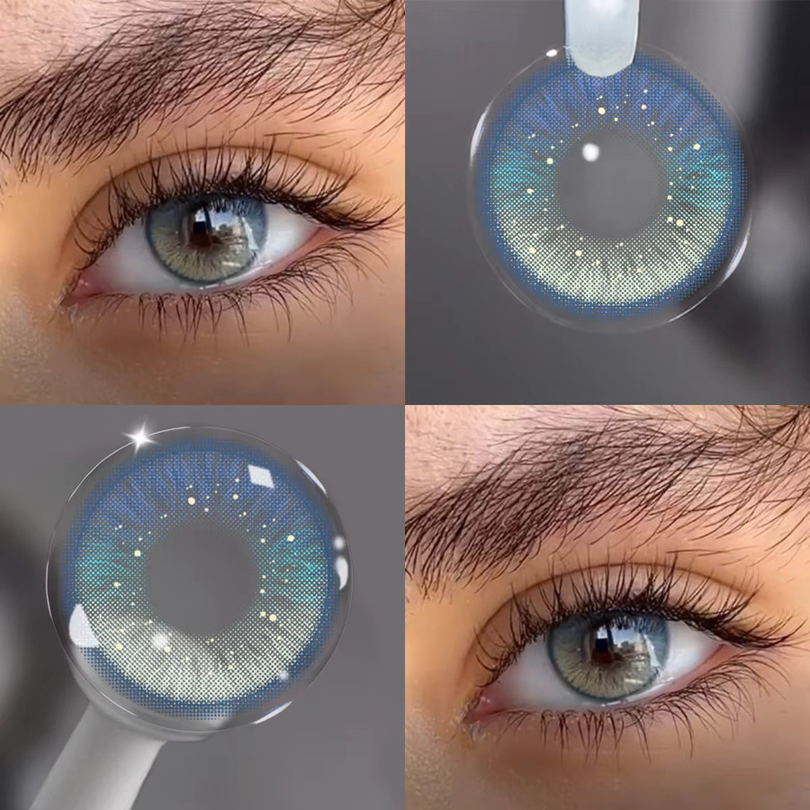 Visuashow Iris Kontaktlinsen, blau, weiche Linsen - Bild 3