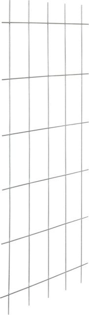 Bellissa 5-strebiges Spalier in Zink-Optik Silber, B: 75 cm, H: 150 cm - Bild 1