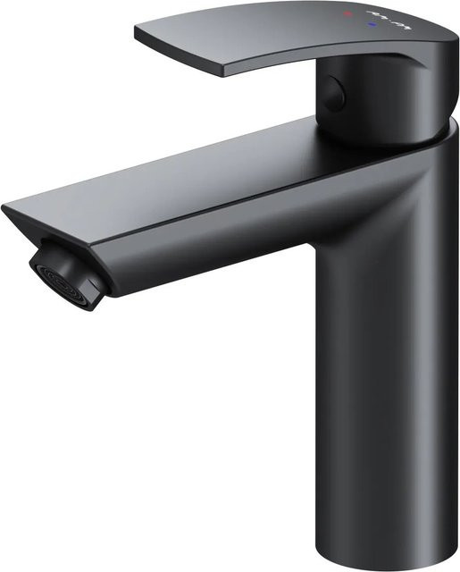 AM.PM Einhebel-Waschtischarmatur Play Wasserhahn aus Messing in Mattschwarz F8Y02122 - Bild 1