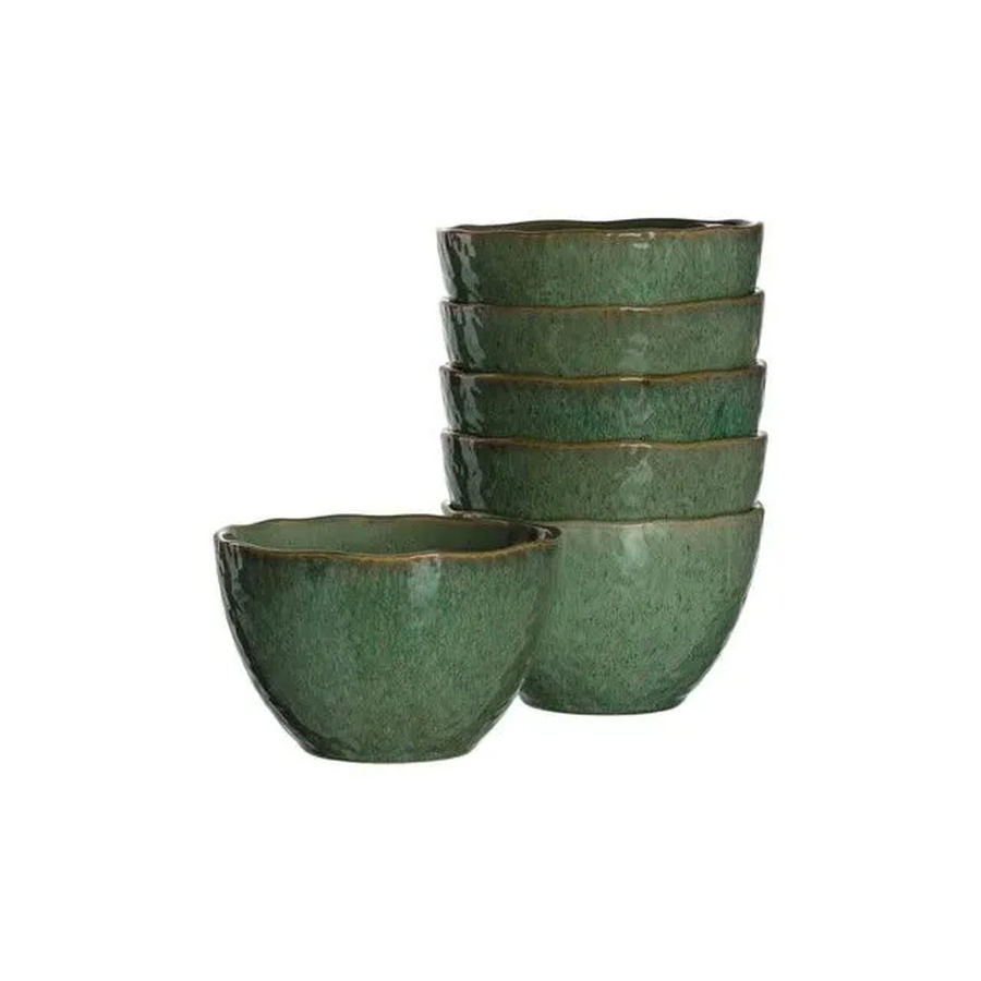 Leonardo Matera Keramikschalen 6er Set Grün Durchmesser: 15,3 cm - Bild 2