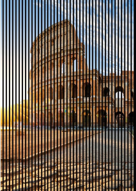 FN Acustico Akustikplatte Colosseum in Bunt aus PET und MDF mit modernem Design, H x B x T: 2.400 x 1.693 x 19 mm - Bild 1