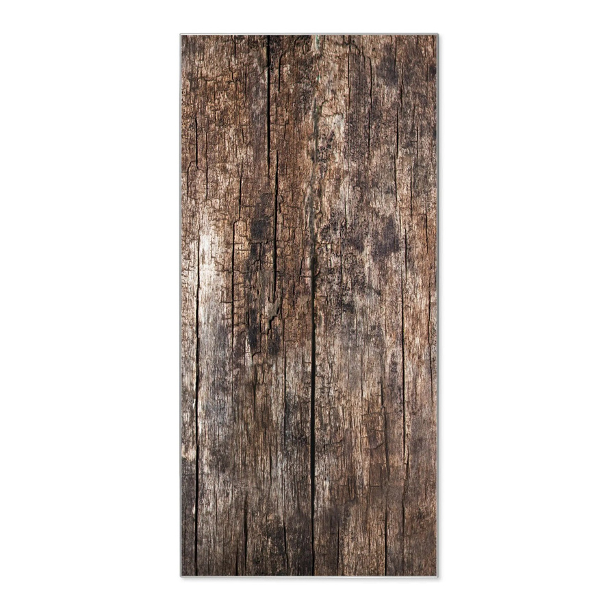 Banjado Magnettafel aus Metall mit Motiv Altes Holz in Braun, B/H: 37 x 78 cm, inklusive 4 Magneten - Bild 1
