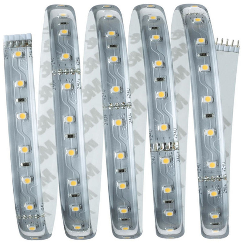 Paulmann MaxLED 500 LED-Streifen-Basisset Warmweiß Silberfarben, 1,5 m, dimmbar - Bild 2