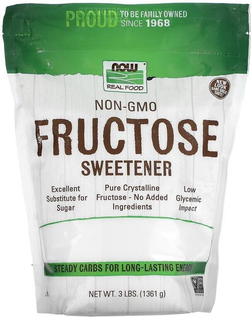 NOW Real Food Fruktose-Süßstoff vegan 1361 g - Bild 1