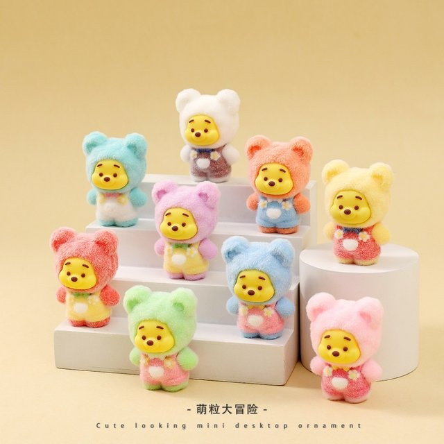 Bandai Cartoon Beflockung Bär, Blind Box, Plüsch / Textil, Bunt / Mehrfarbig - Bild 1