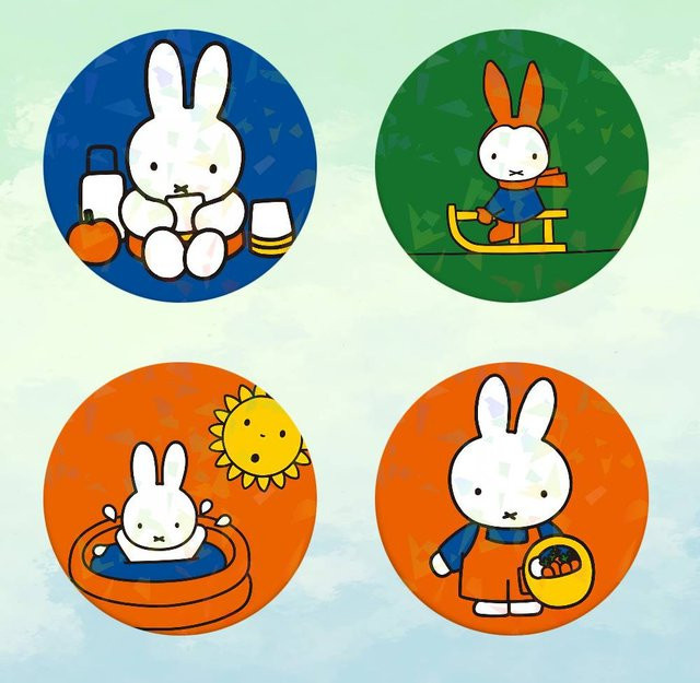 Miffy Anstecknadel, Bunt, Figuren-Brosche - Bild 1