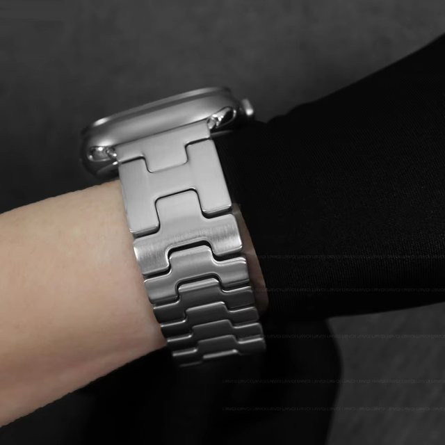 Uhrenarmband Edelstahl, Silber, Unisex - Bild 1