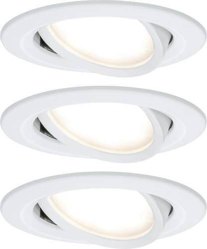 Paulmann Nova Einbauleuchte 3er Set LED 18W Weiß matt - Bild 1