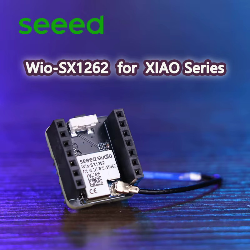 Seeed Wio-SX1262 LoRa-Modul für XIAO-Serie (XIAO NRF52840/XIAO ESP32S3) mit Semtech SX1262-Chip, 862-930MHz, Schwarz - Bild 3