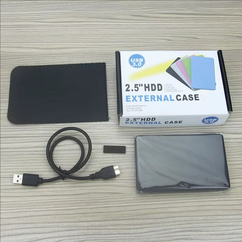 Yuefeichuan Externes USB 3.0 Festplattengehäuse für 2,5 Zoll SATA SSD und HDD, Schwarz - Bild 3