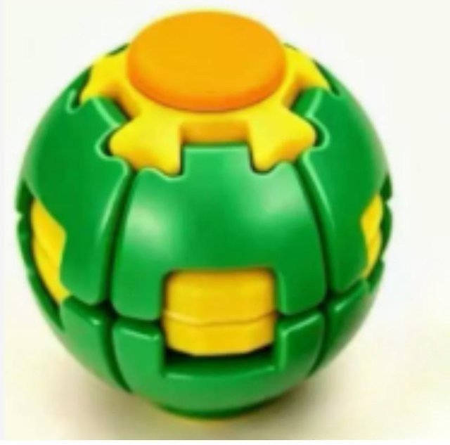 PRELEXT Dekompressionsball, Drehender Fingerspitzen-Kreisel, Puzzle Rubik's Cube Ball - Bild 1