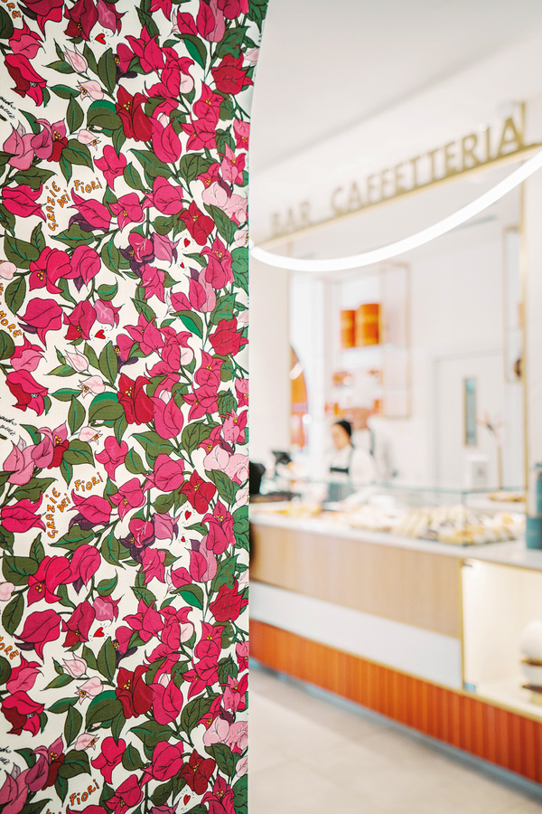 Jannelli & Volpi Tapete D Amour 25508 mit floralem Botanical-Design in Pink und Multicolour aus Vinyl - Bild 1