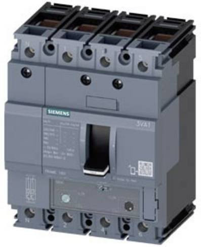 Siemens 3VA1110-3GF46-0AA0 Leistungsschalter in Grau mit einem Einstellbereich von 70 - 100A und einer maximalen Schaltspannung von 690 V/AC - Bild 1