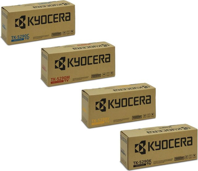 Kyocera Original TK-5290 Toner Multipack 4er-Set (Schwarz, Cyan, Magenta, Gelb) - Bild 1