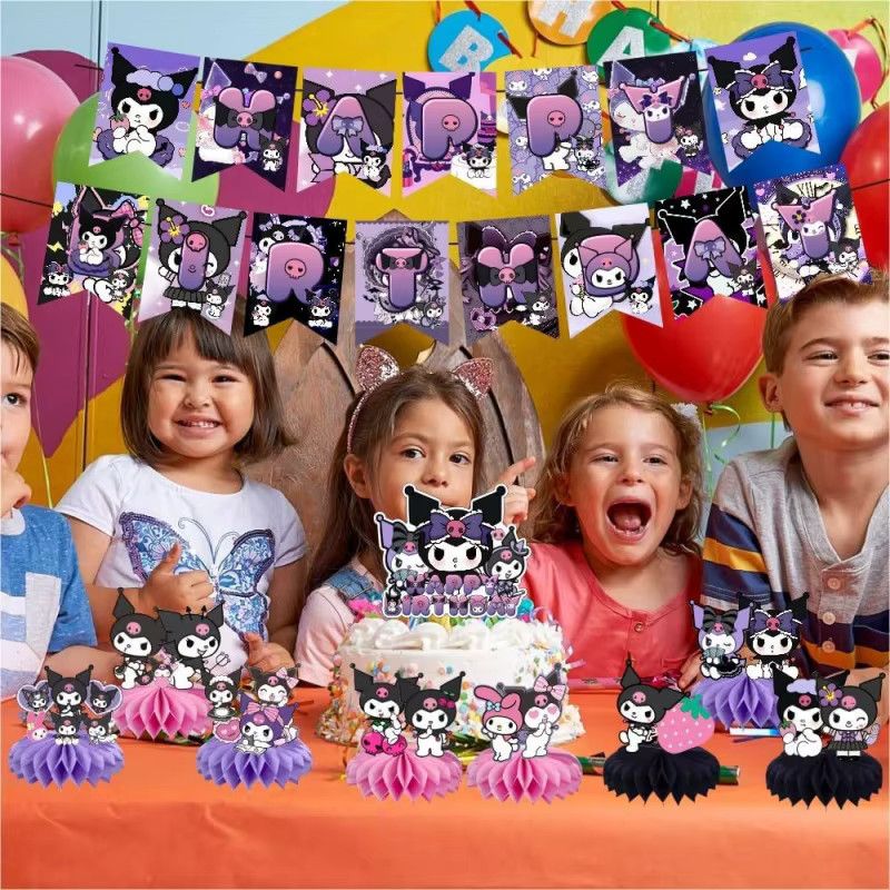 Keeppley Kuromi Honeycomb Tischdeko für Kindergeburtstage und Babypartys - Bild 6