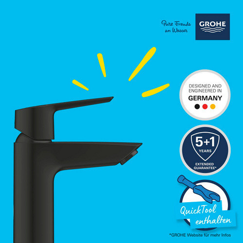 GROHE Spültischarmatur Start S-Size Einhebelmischbatterie aus Metall in Matt Schwarz - Bild 2