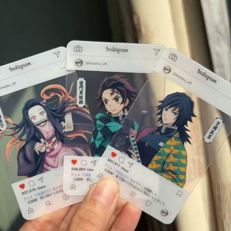 Bandai Demon Slayer Sammelkarten, Tanjiro, Nezuko, Zenitsu, Tengen, Kunststoff - Bild 2