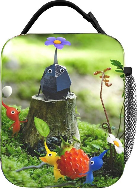 Isolierte Pikmin Feld Lunchtasche von Fancy Style Studio in Multicolour für Kinder und Büro - Bild 1