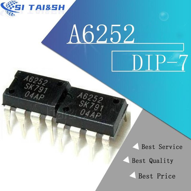 Si Tai&SH 5er-Set DIP-8 Halbleiter STR-A6351A STR-A6059H STR-A6169 STR-A6069H STR-A6069 STR-A6252M STR-A6252 in Schwarz - Bild 1