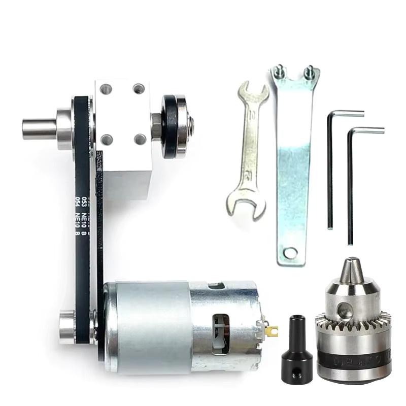 Mini-Tischsäge-Bausatz für DIY-Holzarbeiten mit 895-Motor, Schneid- und Polierspindel sowie Elektrosägen-Zubehörset - Bild 2