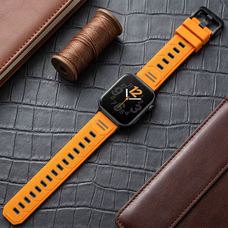 CAOWTAN Uhrenarmband Silikon, Zweifarbig, Unisex - Bild 4