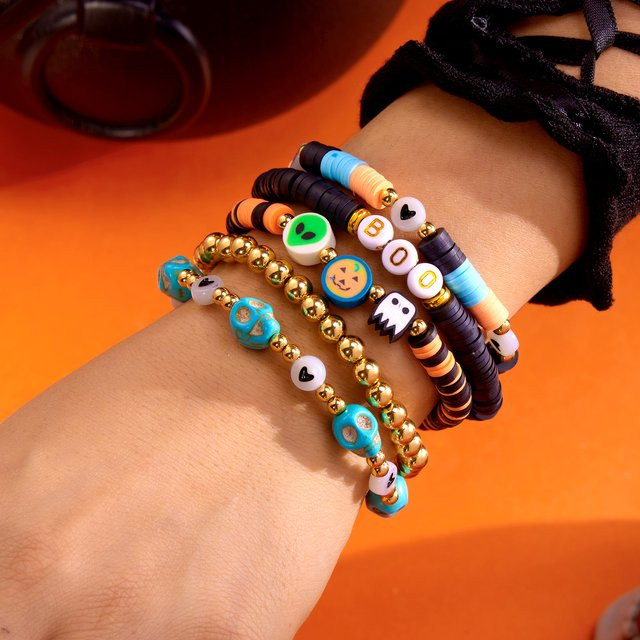 RINHOO FRIENDSHIP Armband, Polymer Clay, Perle, Damen, Bunt - Bild 1