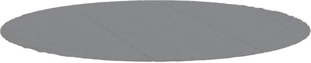 vidaXL Pool-Bodentuch aus Polyester-Geotextil in Hellgrau, Durchmesser: 396 cm - Bild 1